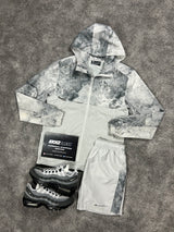 Monterrain Glacier White Windrunner  Mens Set