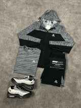 Montirex 3 Piece Windrunner Trail Black Grey Mens Set