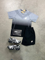 Asics Seamless Black Grey Fade Mens Set