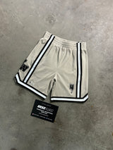 YELIR World Mesh Beige Cream Shorts
