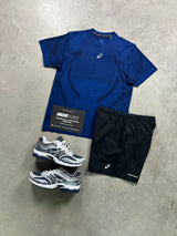 Asics Seamless Midnight Navy Black Mens Set