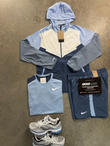Nike 3 Piece Windrunner Obsidian Aluminium Mens Set