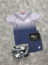 Asics seamless midnight Purple mens set