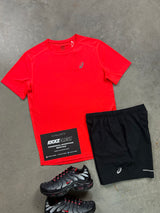 Asics Core Crimson Red Mens Set