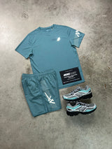 Asics Icon Mineral Blue Mens Set