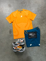 Asics Seamless Orange Azure Blue Mens Set