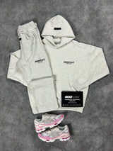 Essentials Fear Of God Light Oat Meal Open Leg Tracksuit