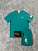 Asics Icon Teal Green Mens Set