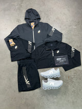 Asics Icon Black White 4 Piece Mens Set