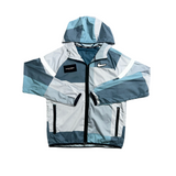 Nike Windrunner Jacket Patch Work Aluminium Blue