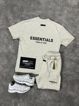 Essentials Fear Of God Light Oat Meal Mens Set