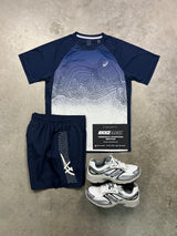 Asics Fade Navy Icon Mens Set
