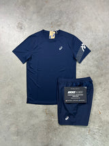 Asics Navy Icon Core Mens Set