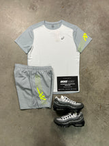 Asics Icon Grey Neon White Mens Set