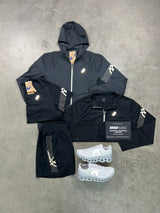 Asics Icon Black White 4 Piece Mens Set