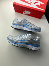 Nike P-6000 Metallic Platinum University Blue