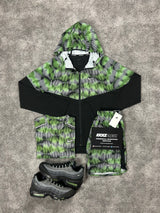 Nike 3 Piece Windrunner Soundwave Green Black Mens Set