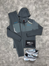 Monterrain Woven Asphalt Grey Blue Tracksuit