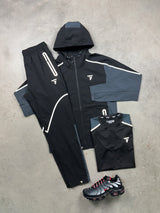 Griid Reflect Black Charcoal 3 Peice Tracksuit