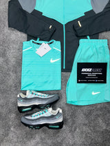 Nike 3 Piece Windrunner Hyper Turquoise Mens Set