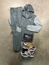 Asics Core Two Tone Grey Windrunner Tracksuit