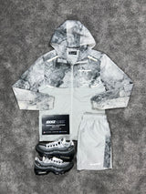 Monterrain Glacier White Windrunner  Mens Set