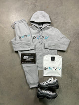 Envi Digital Marl Grey 3 Piece Tracksuit