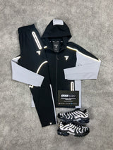 GRIID Black Grey Reflect Tracksuit