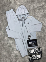 Under Armour Woven Light Grey Tracksuit