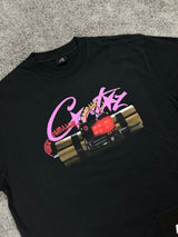 Corteiz No Time 4 Luv Black Tee Shirt