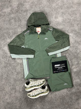 Trailberg Twin Windrunner Khaki Cargo Green Mens Set