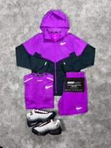 Nike 3 Piece Windrunner Purple Void Mens Set