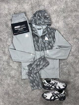 Montirex Charge Windrunner Grid Grey Tracksuit