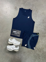 Asics Vest Navy Core Mens Set