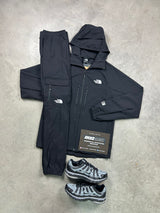 North Face Trishul Woven Black Tracksuit