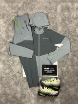 Monterrain Woven Grey Volt Tracksuit