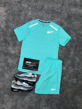 Nike Miler Hyper Turquoise Mens Set