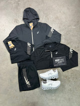Asics Icon Black White 4 Piece Mens Set