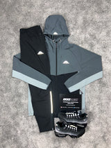 Trailberg key line black grey gradient tracksuit