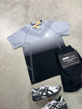 Asics Seamless Black Grey Fade Mens Set