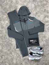 Monterrain Woven Asphalt Grey Blue Tracksuit