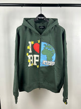 Broken Planet Khaki Green Hoodie