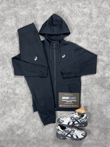 Asics Sport Zip Black Tracksuit