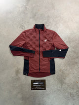 Asics Road Padded Burgandy Jacket