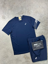 Asics Navy Icon Core Mens Set