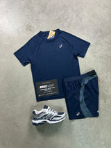 Asics Sports Run Midnight Navy Mens Set