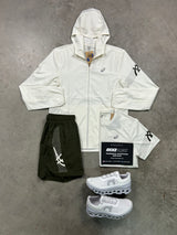 Asics Icon Cream khaki Green 3 Piece Mens Set