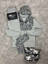 Montirex Charge Windrunner Grid Grey Tracksuit