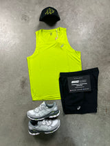 Asics Core Vest Neon Mens Set