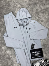 Under Armour Woven Light Grey Tracksuit